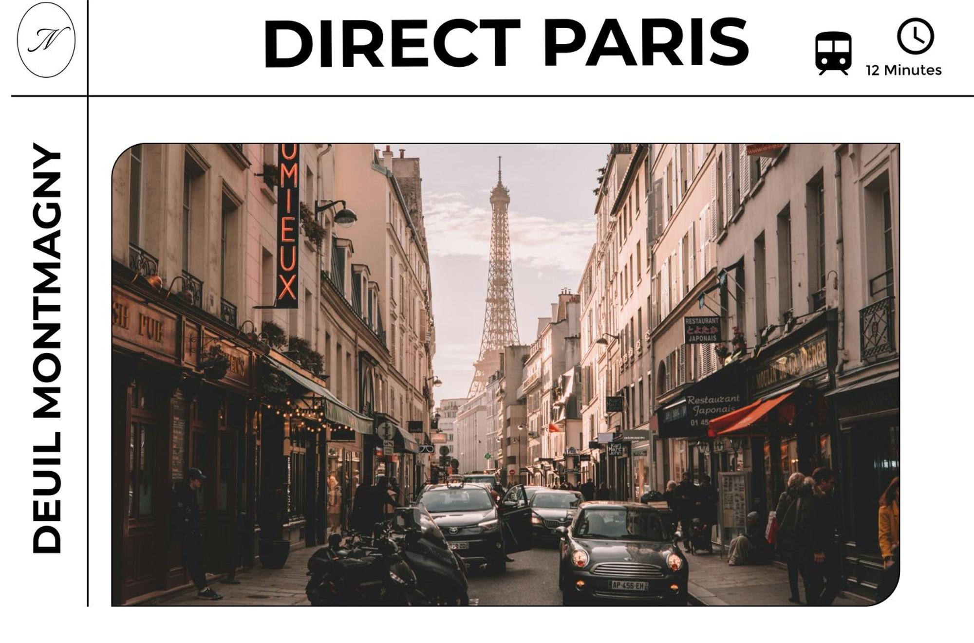 Parisian Retreat Pour 5 Personnes - 12 Min De Paris - Proche Gare Διαμέρισμα Deuil-la-Barre Εξωτερικό φωτογραφία